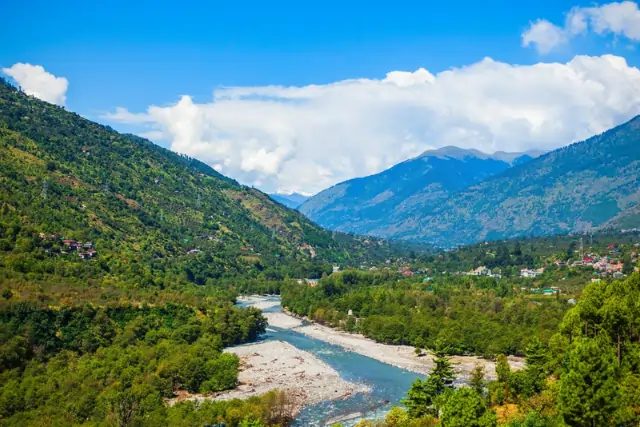 Beas River Valley In The Himalayas Tour Image